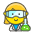 Woman Scientist Emoji from Kawaii Emoji Set