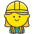 Woman Construction Worker Emoji from Kawaii Emoji Set