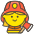 Woman Firefighter Emoji from Kawaii Emoji Set