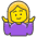 Woman Shrugging Emoji from Kawaii Emoji Set