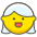 Woman White Hair Emoji from Kawaii Emoji Set
