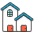 Houses C Emoji from Kawaii Emoji Set