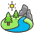 National Park A Emoji from Kawaii Emoji Set