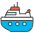 Passenger Ship B Emoji from Kawaii Emoji Set