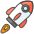 Rocket B Emoji from Kawaii Emoji Set