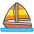 Sailboat C Emoji from Kawaii Emoji Set