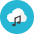 Cloud Music icon - Free transparent PNG, SVG. No sign up needed.