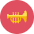 Trumpet Icon from Kameleon Colors Set | Free Download as SVG Vector and Transparent PNG | Streamline icons