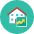 House Graph icon - Free transparent PNG, SVG. No sign up needed.