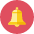 Bell Icon from Kameleon Colors Set