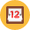 Calendar Icon from Kameleon Colors Set