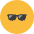 Sunglasses 2 Icon from Kameleon Colors Set | Free Download as SVG Vector and Transparent PNG | Streamline icons