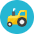 Tractor 2 icon - Free transparent PNG, SVG. No sign up needed.