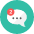 Chat Notification Icon from Kameleon Colors Set