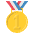 1st Place Medal Emoji from EmojiTwo Colors Set