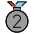 2nd Place Medal Emoji from OpenMoji Set