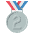 2nd Place Medal Emoji from EmojiTwo Colors Set