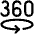 360 View Icon from Ultimate Regular Set