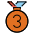 3rd Place Medal Emoji from OpenMoji Set