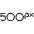 500px Icon from SVG Logos Set