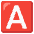 A Button Blood Type Emoji from Noto Emoji Set