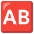 Ab Button Blood Type Emoji from Noto Emoji Set