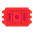 Admission Tickets Flat Emoji from Fluent Emoji Flat Set