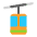 Aerial Tramway Flat Emoji from Fluent Emoji Flat Set