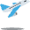 Airplane Departure Emoji from EmojiTwo Colors Set