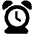 Alarm Clock High Contrast Emoji from Fluent Emoji High Contrast Set