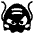 Alien Monster Emoji from EmojiTwo Black Set