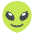 Alien Emoji from EmojiTwo Colors Set