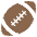 American Football Emoji from EmojiTwo Colors Set