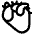 Anatomical Heart High Contrast Emoji from Fluent Emoji High Contrast Set