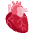 Anatomical Heart Emoji from Twemoji Set