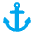 Anchor Flat Emoji from Fluent Emoji Flat Set