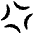 Anger Symbol Emoji from EmojiTwo Black Set