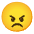 Angry Face Emoji from Noto Emoji Set