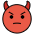 Angry Face With Horns Emoji from OpenMoji Set