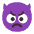 Angry Face With Horns Flat Emoji from Fluent Emoji Flat Set