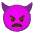 Angry Face With Horns Emoji from Noto Emoji Set