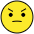 Angry Face Emoji from OpenMoji Set