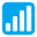 Antenna Bars Flat Emoji from Fluent Emoji Flat Set