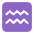 Aquarius Flat Emoji from Fluent Emoji Flat Set