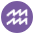 Aquarius Emoji from EmojiTwo Colors Set