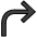 Arrow Turn Right Emoji from OpenMoji Set