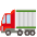 Articulated Lorry Emoji from Noto Emoji Set