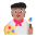 Artist Flat Medium Emoji from Fluent Emoji Flat Set