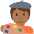 Artist Medium Dark Skin Tone Emoji from Twemoji Set