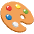 Artist Palette Emoji from Noto Emoji Set